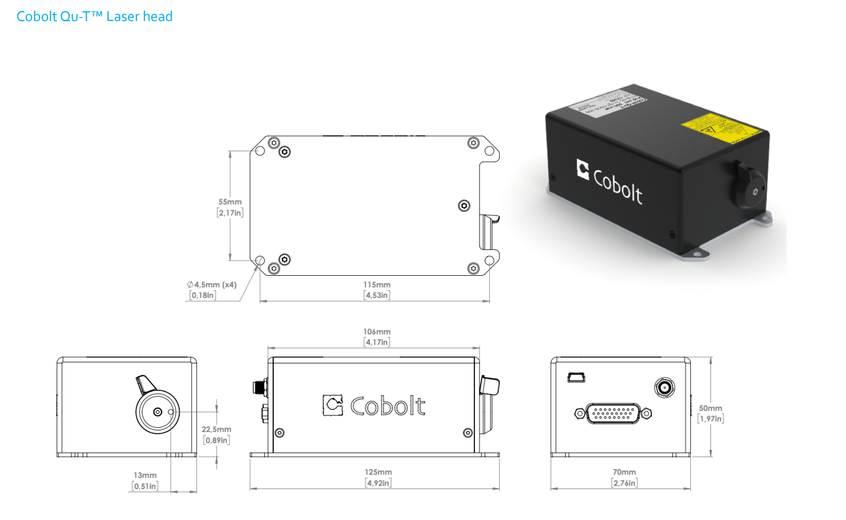 Cobolt Qu-T系列单频可调谐激光器插图1